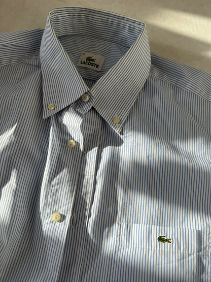 LA COSTE striped blue shirt