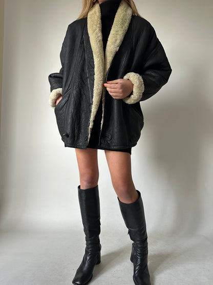 Dreamy black Shearling