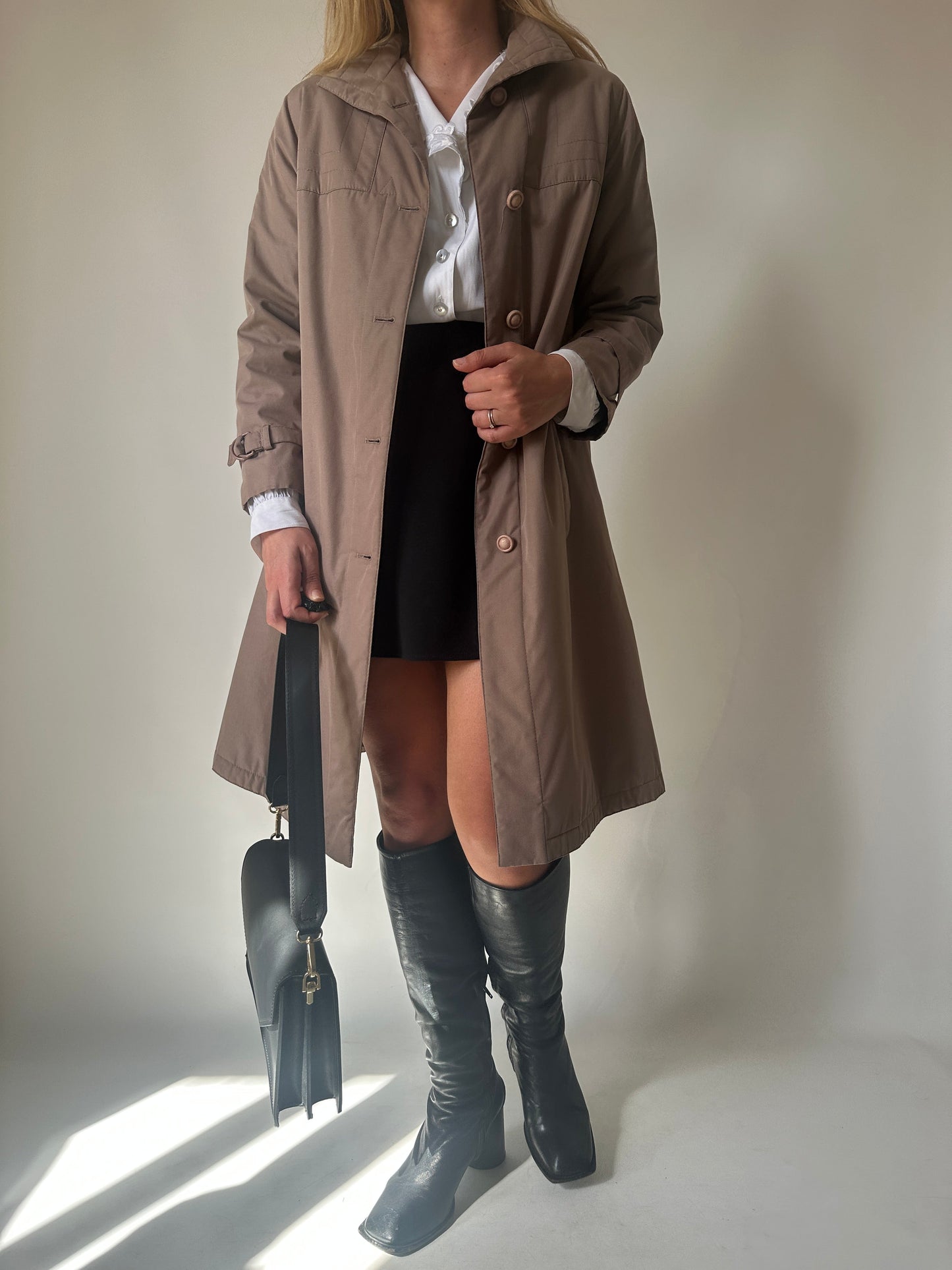 Tortora slim trenchcoat