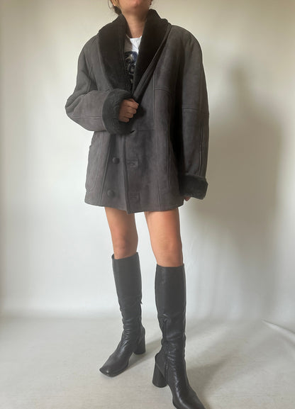 Antracite perfect Shearling
