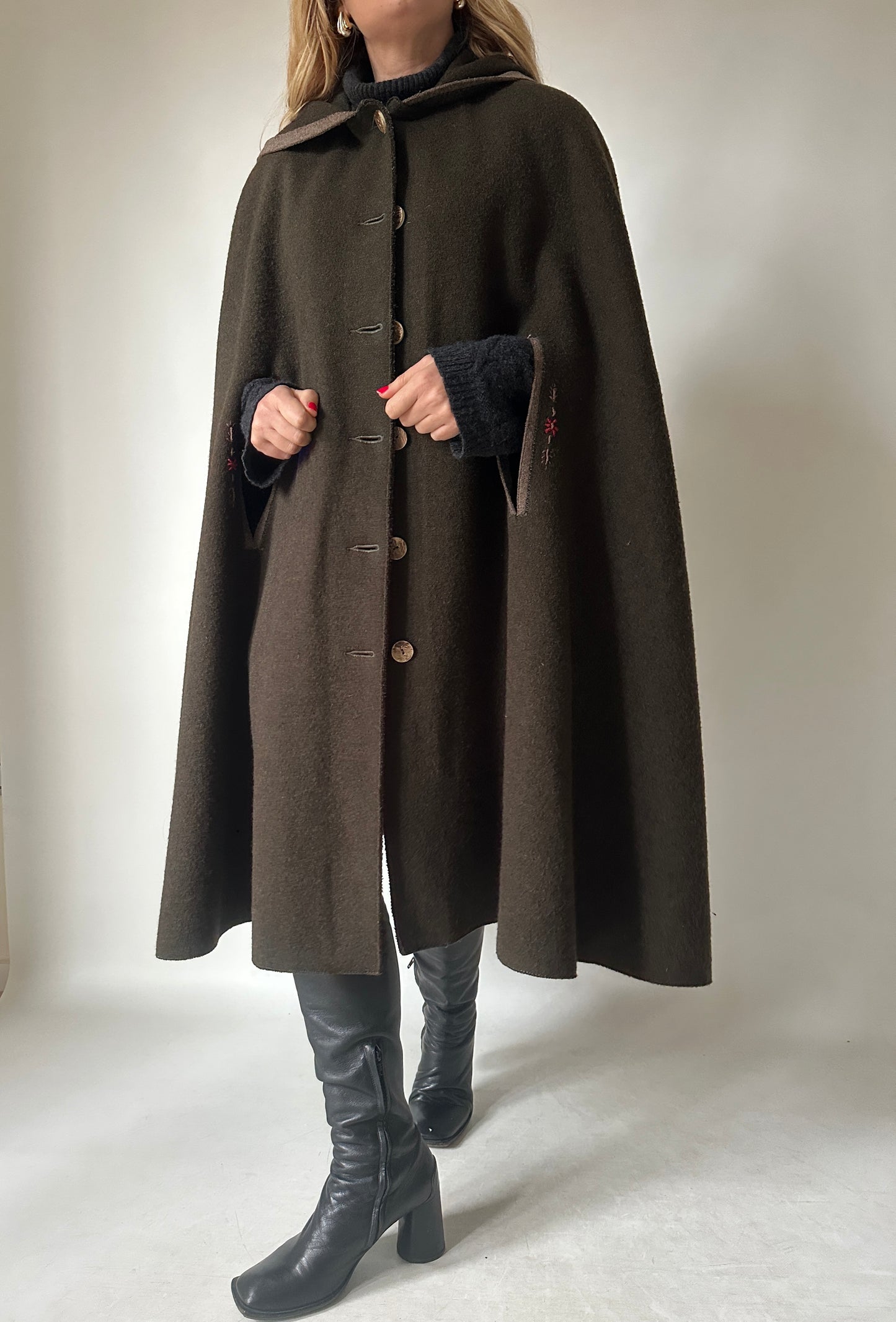 Original Loden poncho