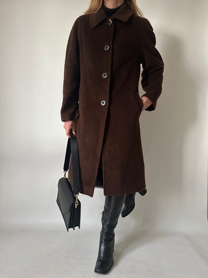 Pure merinos chocolate coat