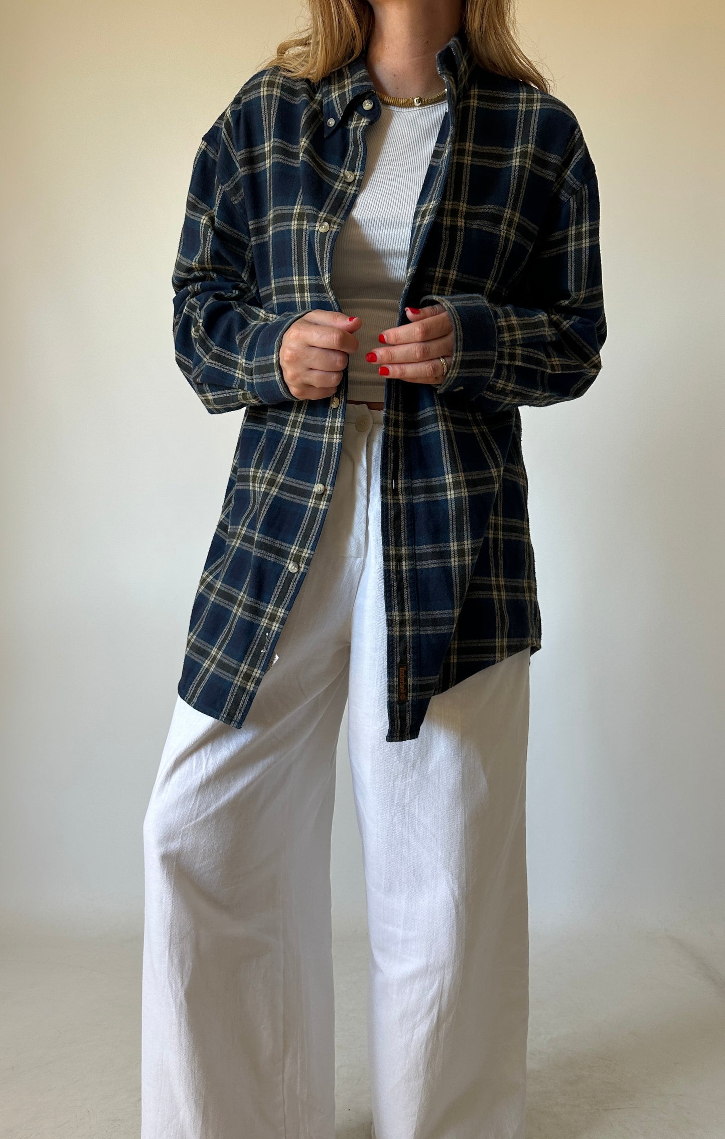 TIMBERLAND plaid cotton shirt