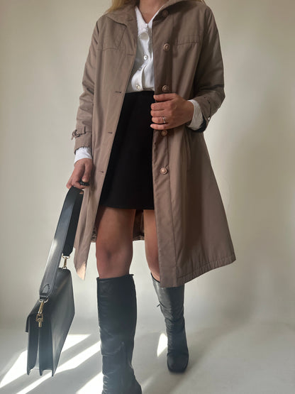 Tortora slim trenchcoat
