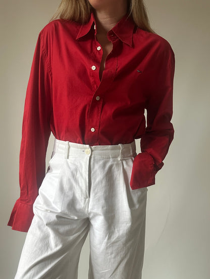 TOMMY HILFIGER cool red shirt
