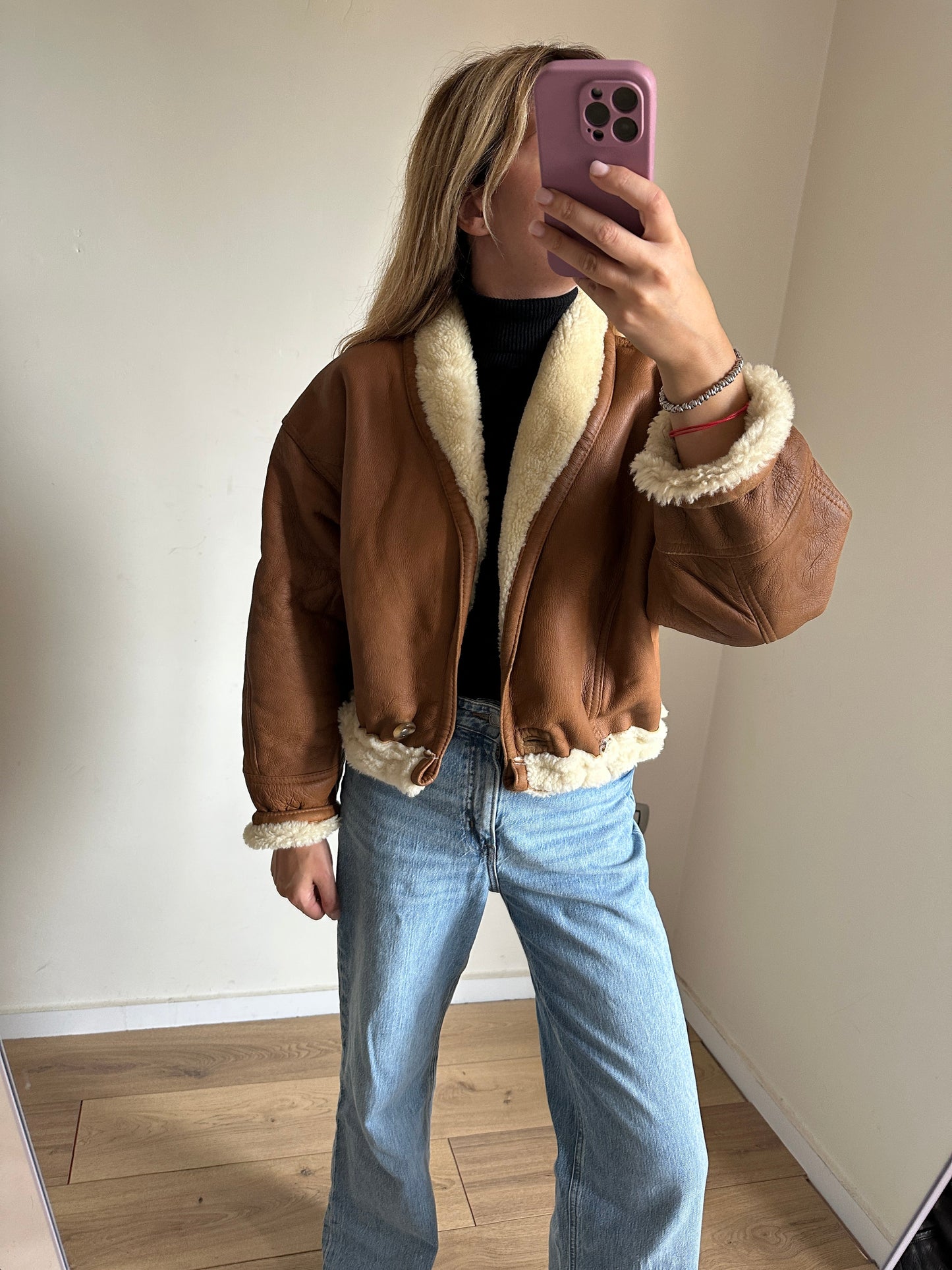 Caramel petite Shearling