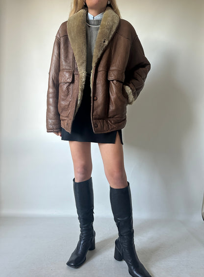Brown perfect Shearling