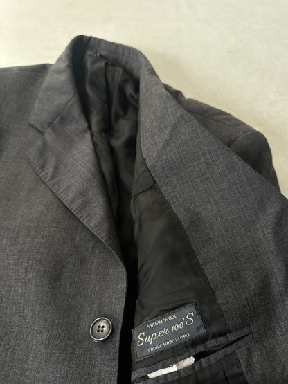 Made in Italy light wool grey blazer