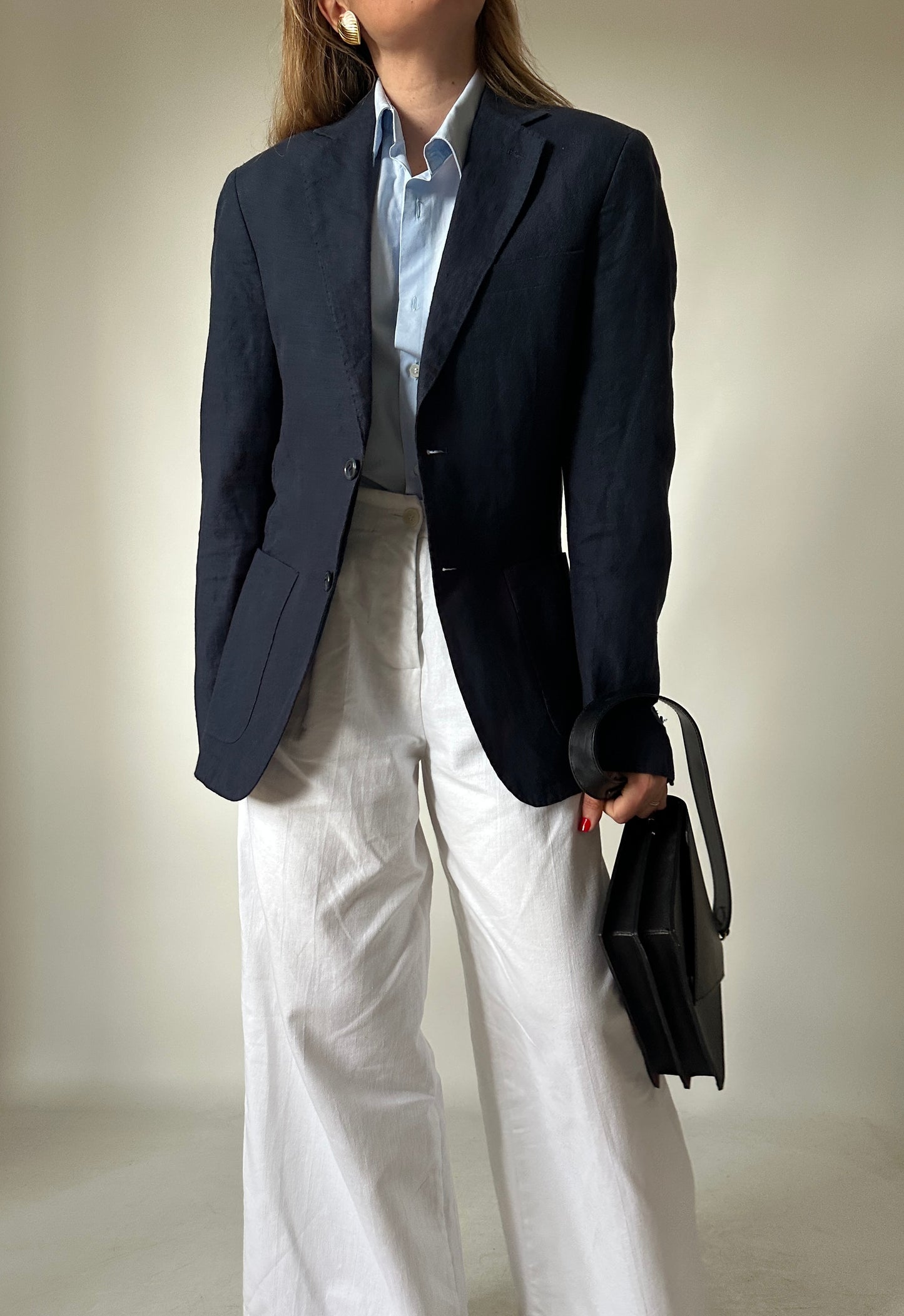 Blazer petite in puro lino