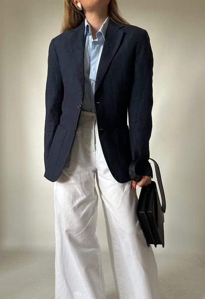 Blazer petite in puro lino