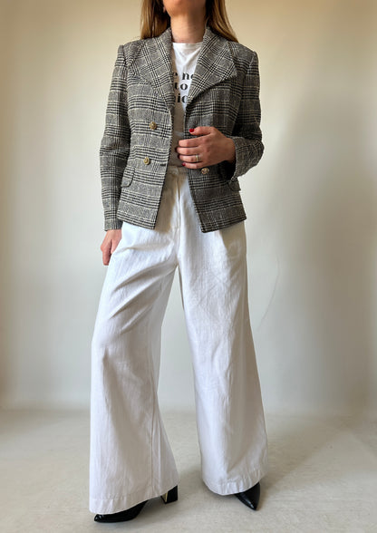 Blazer in fresco lana bouclè