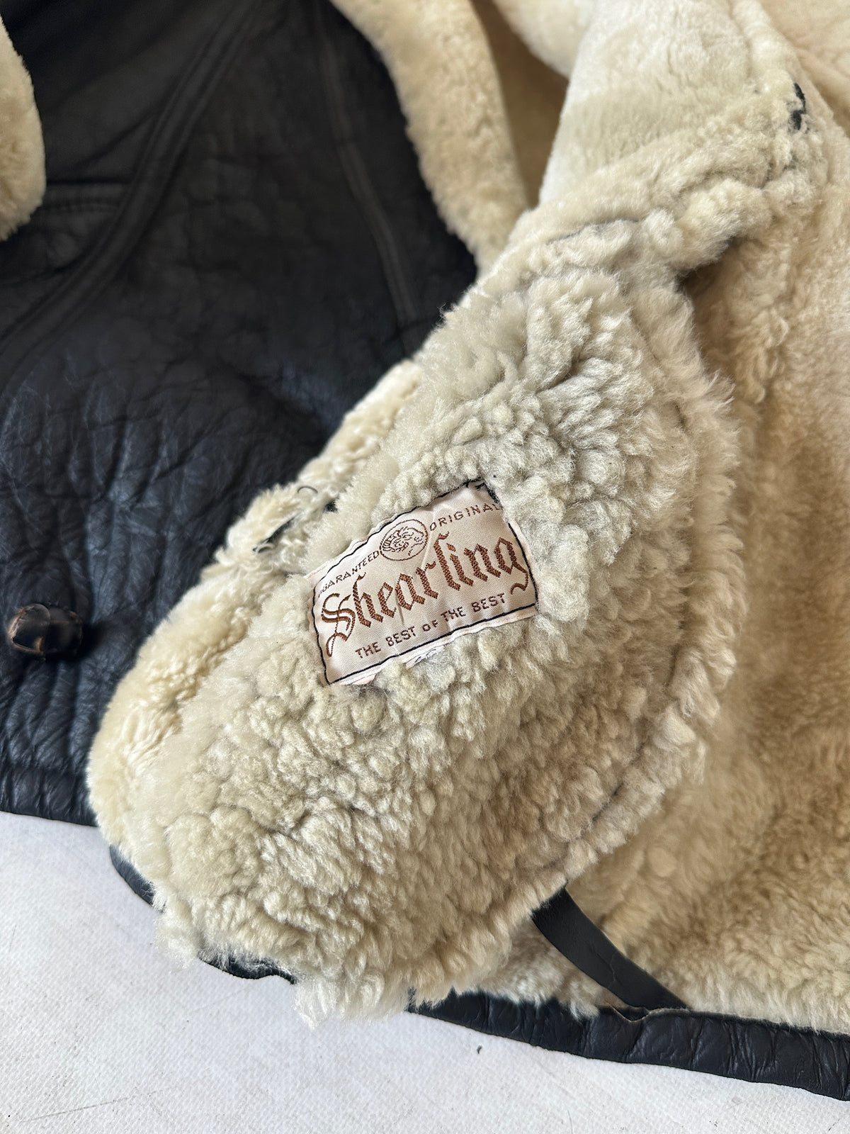 Dreamy black petite Shearling