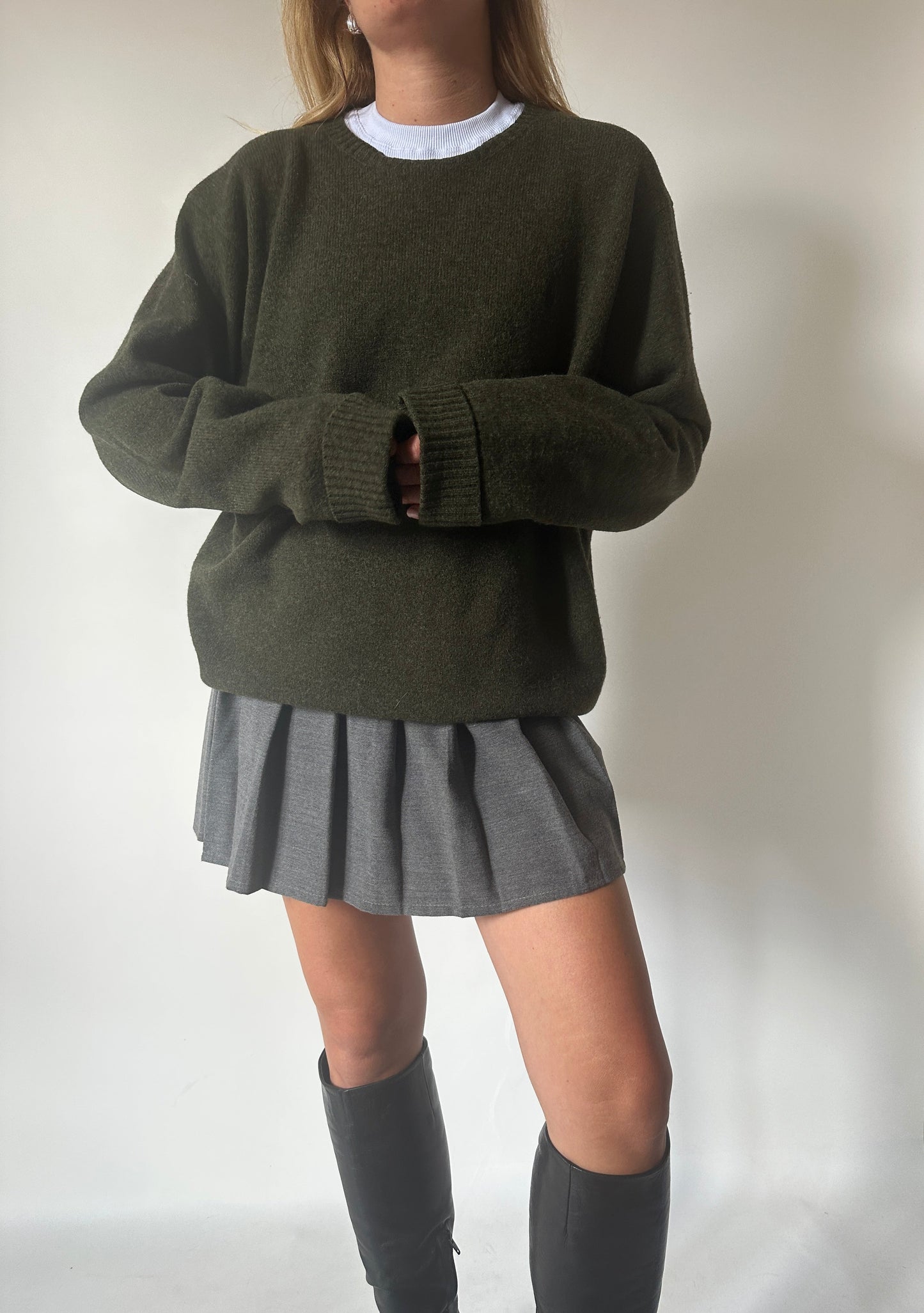 RALPH LAUREN 100% lambswool verdone sweater