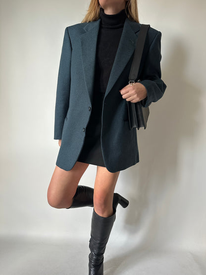 Blazer in lana carta di zucchero