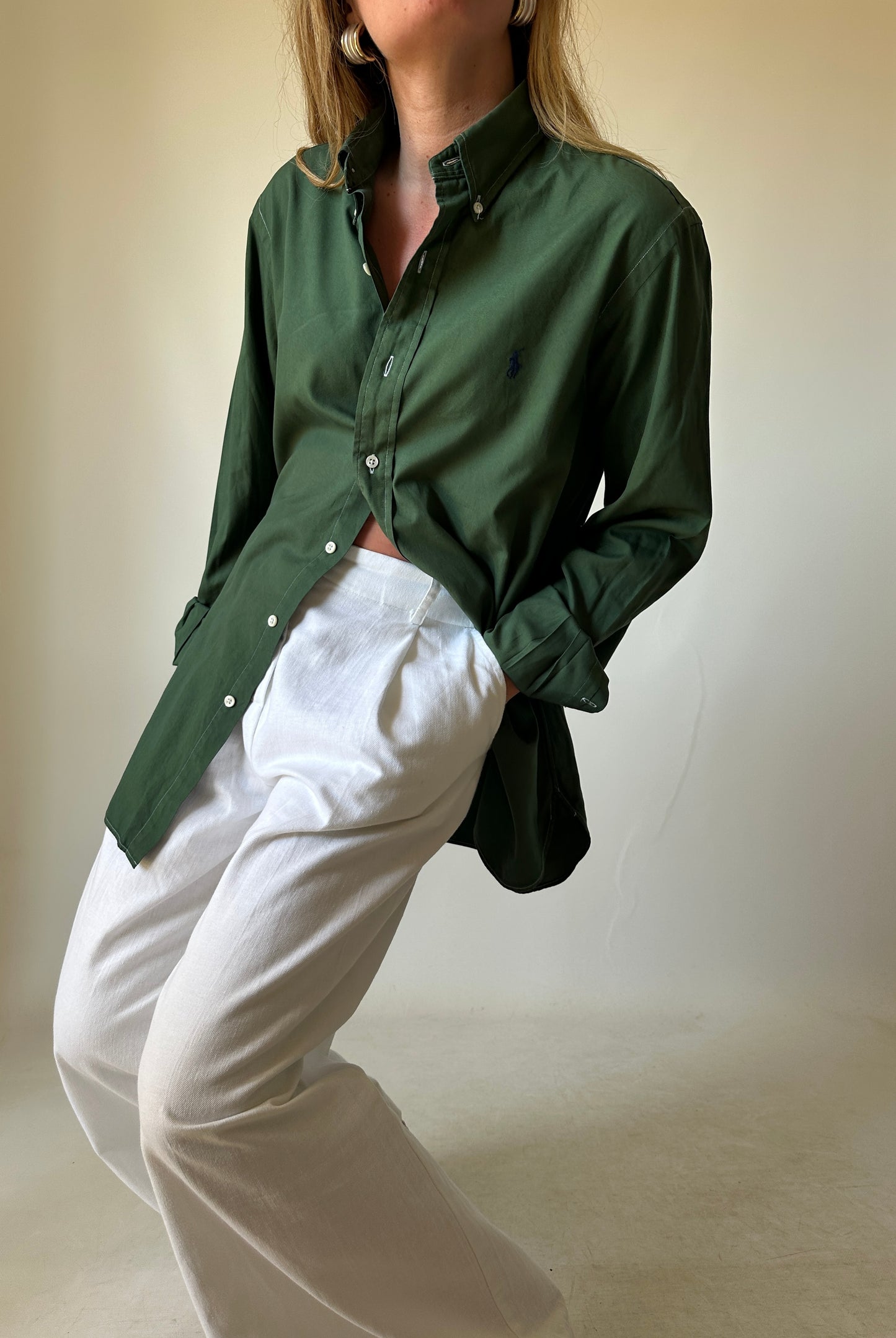 RALPH LAUREN verdone shirt