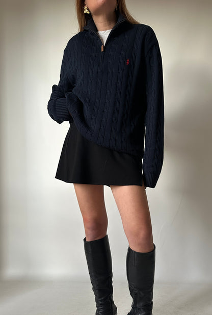 RALPH LAUREN cable-knit cotton sweater