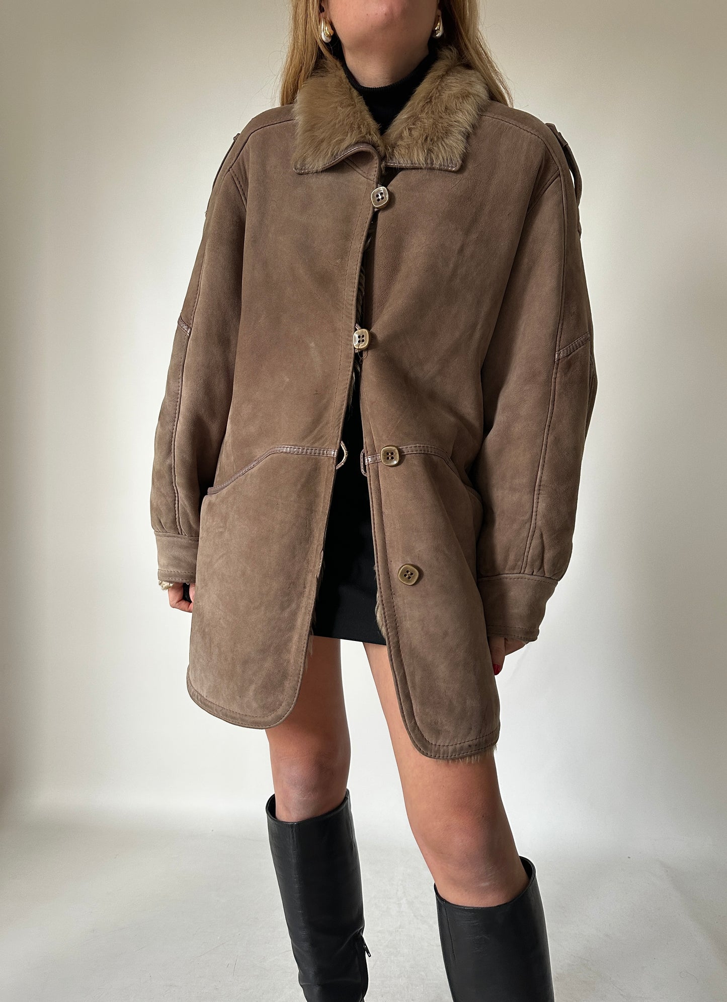 Perfect brown Shearling