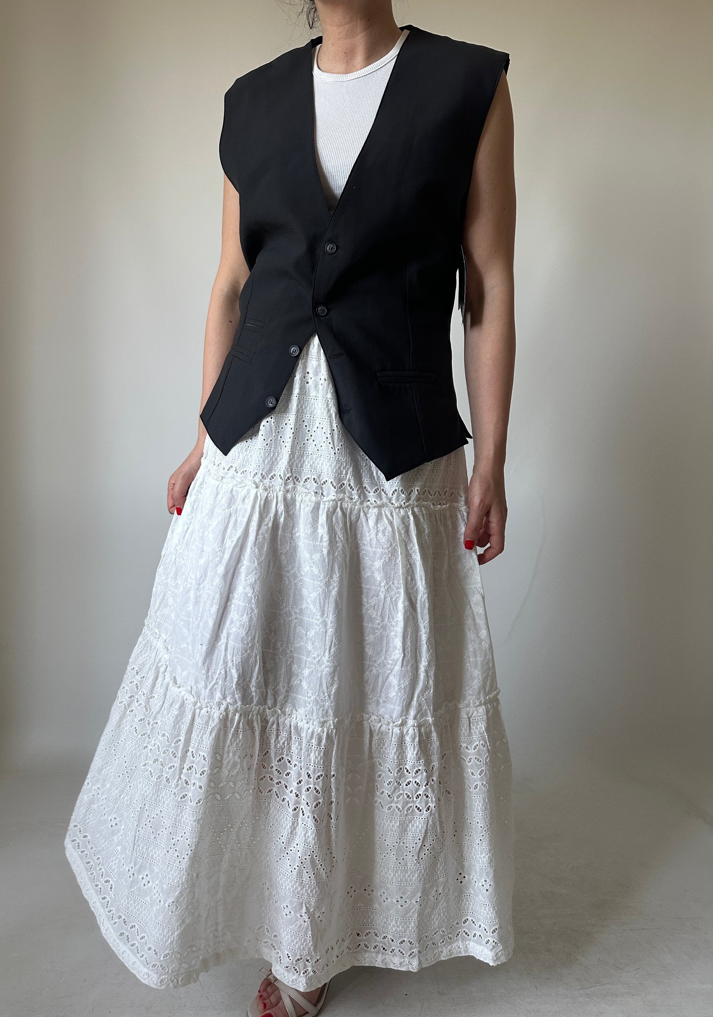 Gilet cool in fresco lana