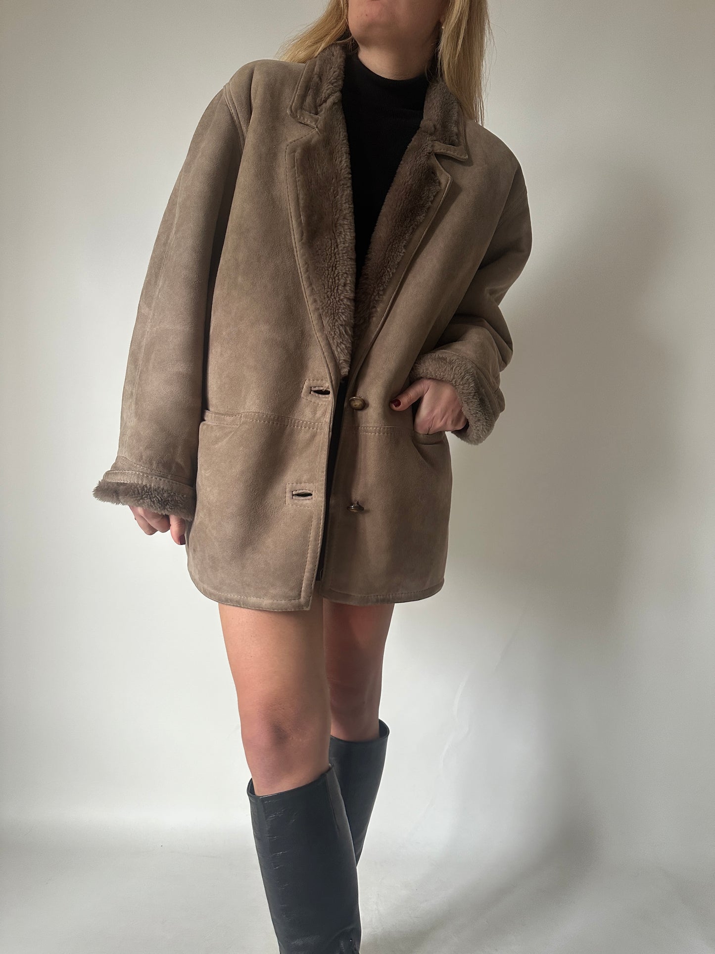 Tortora petite Shearling