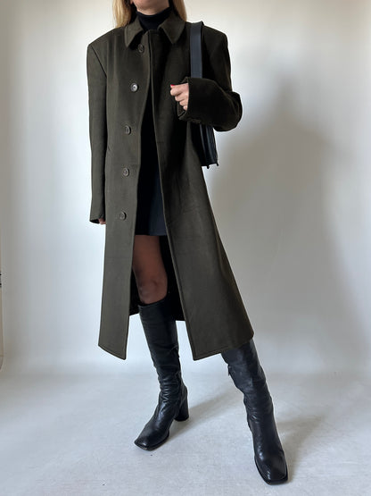 Zegna genderless wool and cachemire coat