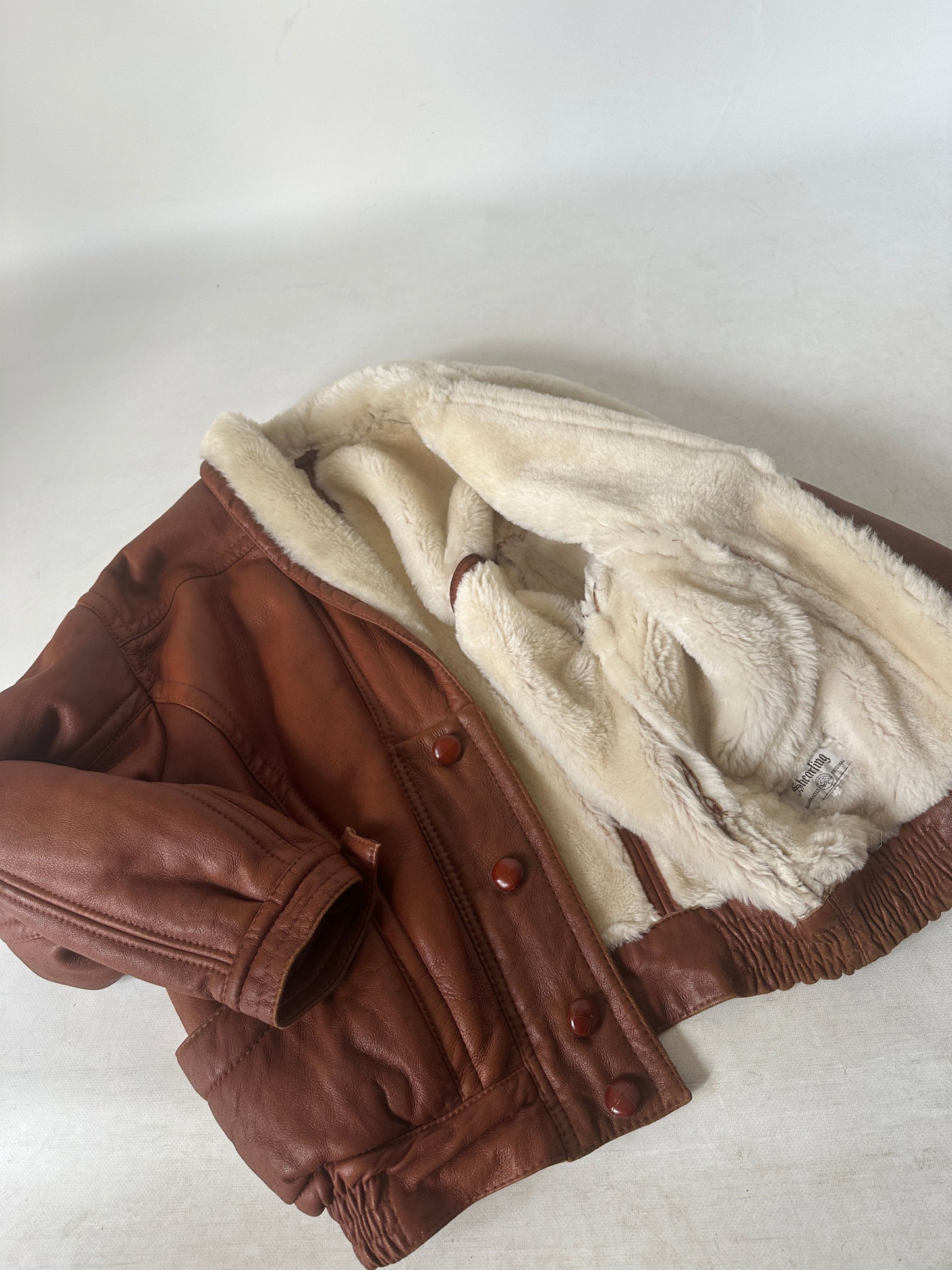 Chocolate petite shearling