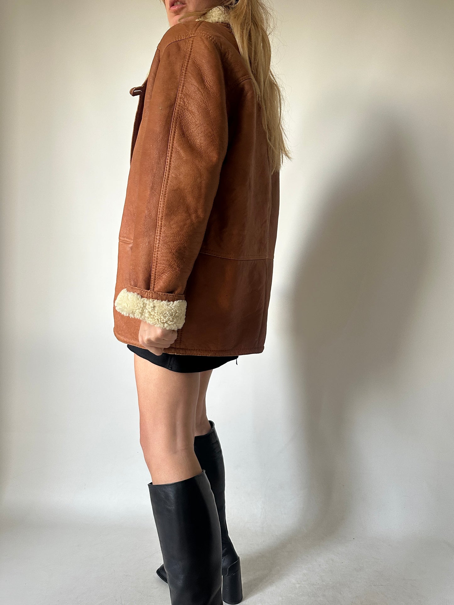 Perfect caramel Shearling