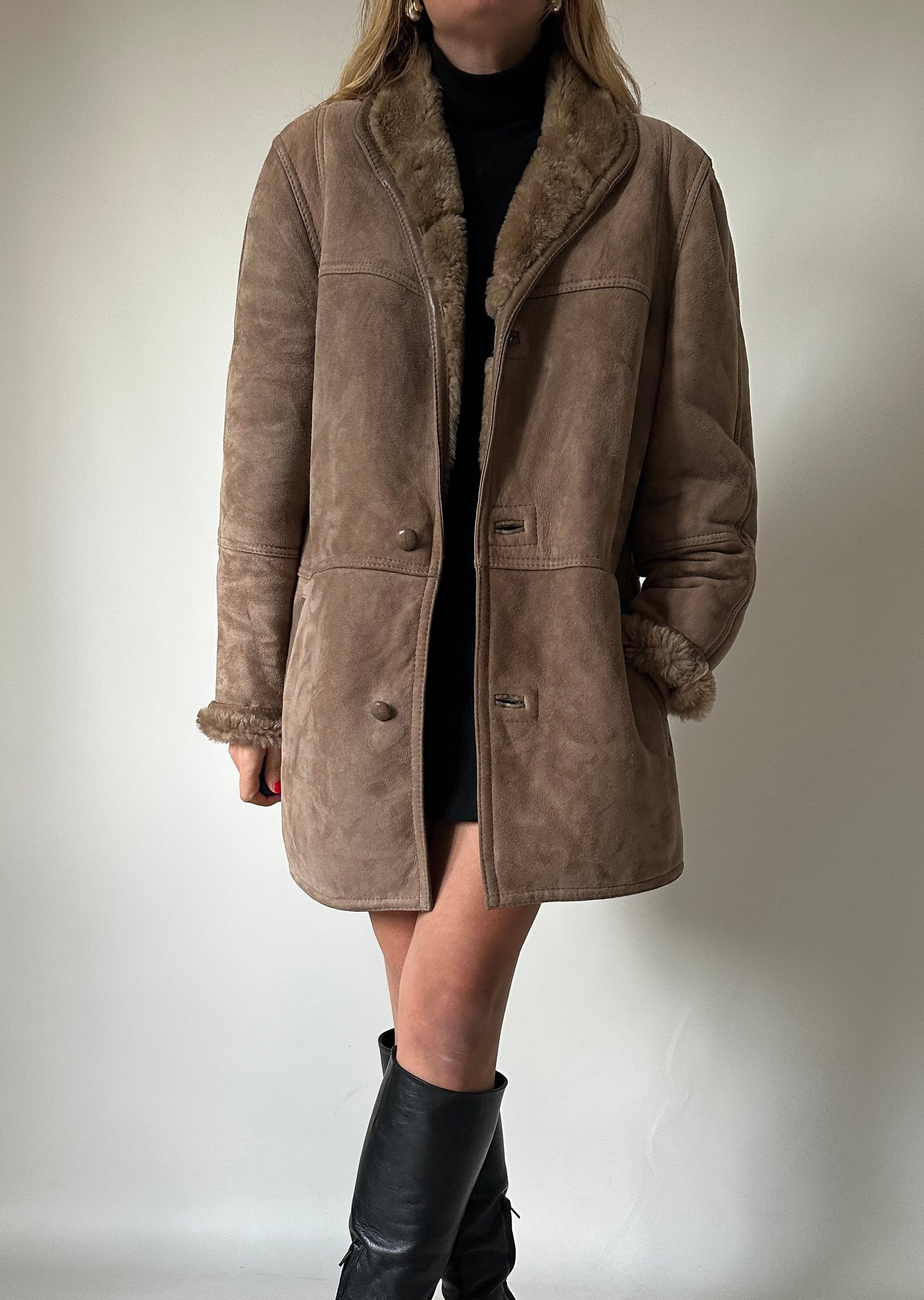 Tortora petite Shearling