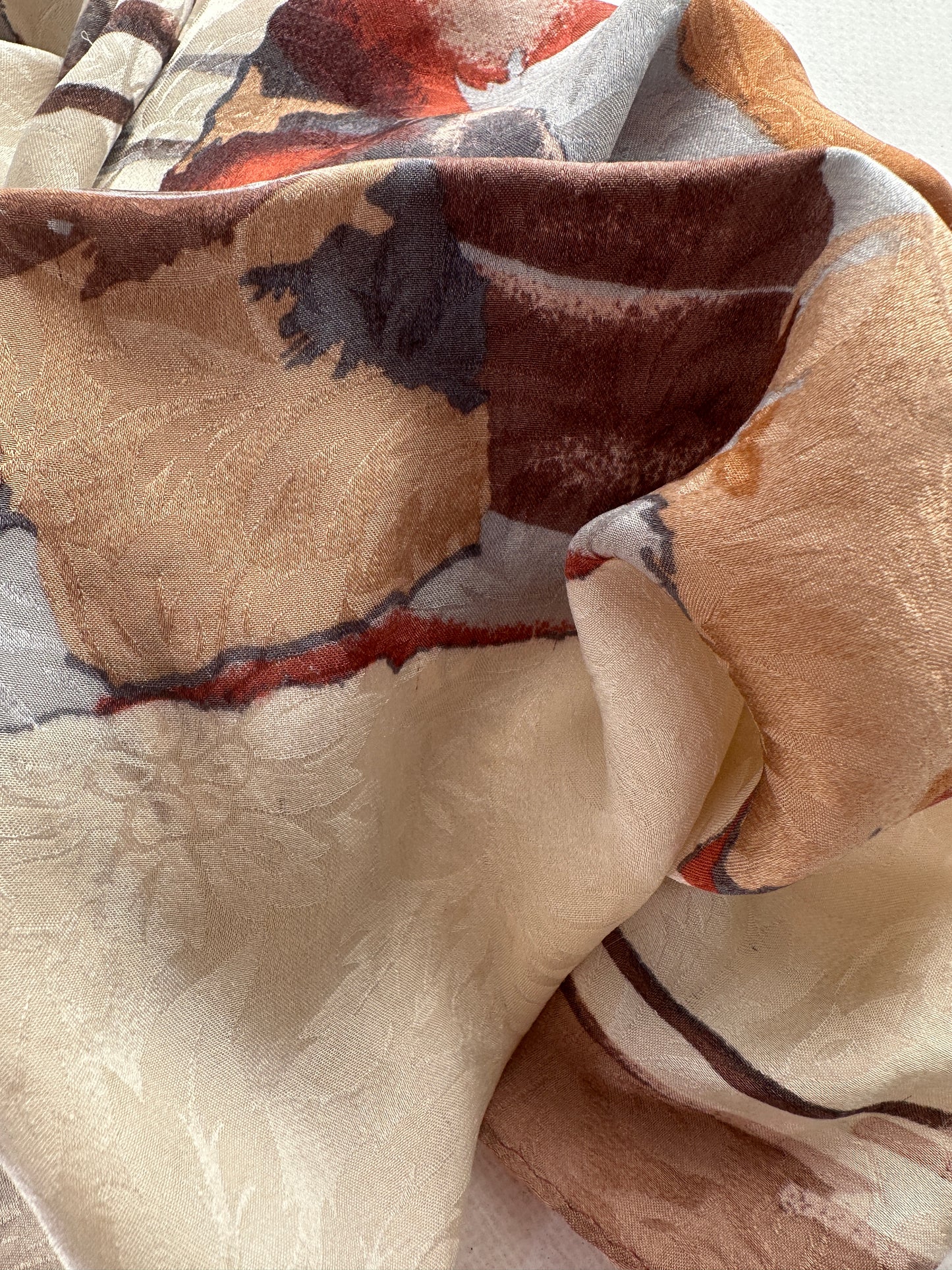 Maxi foulard in pura seta