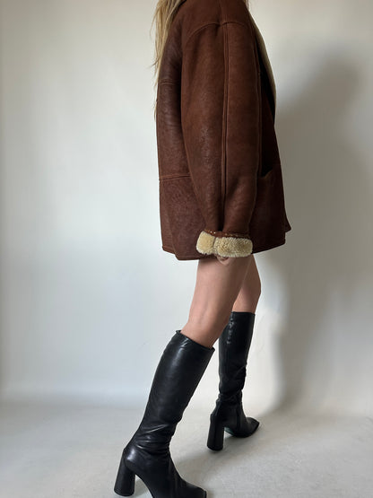Brown perfect Shearling
