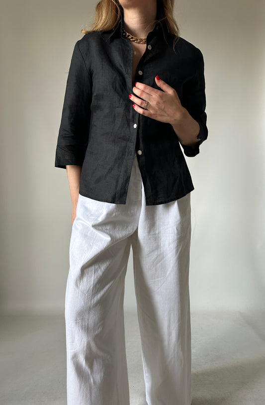 La camicia in lino chic