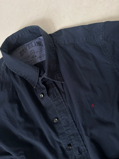 REPLAY navy light cotton shirt