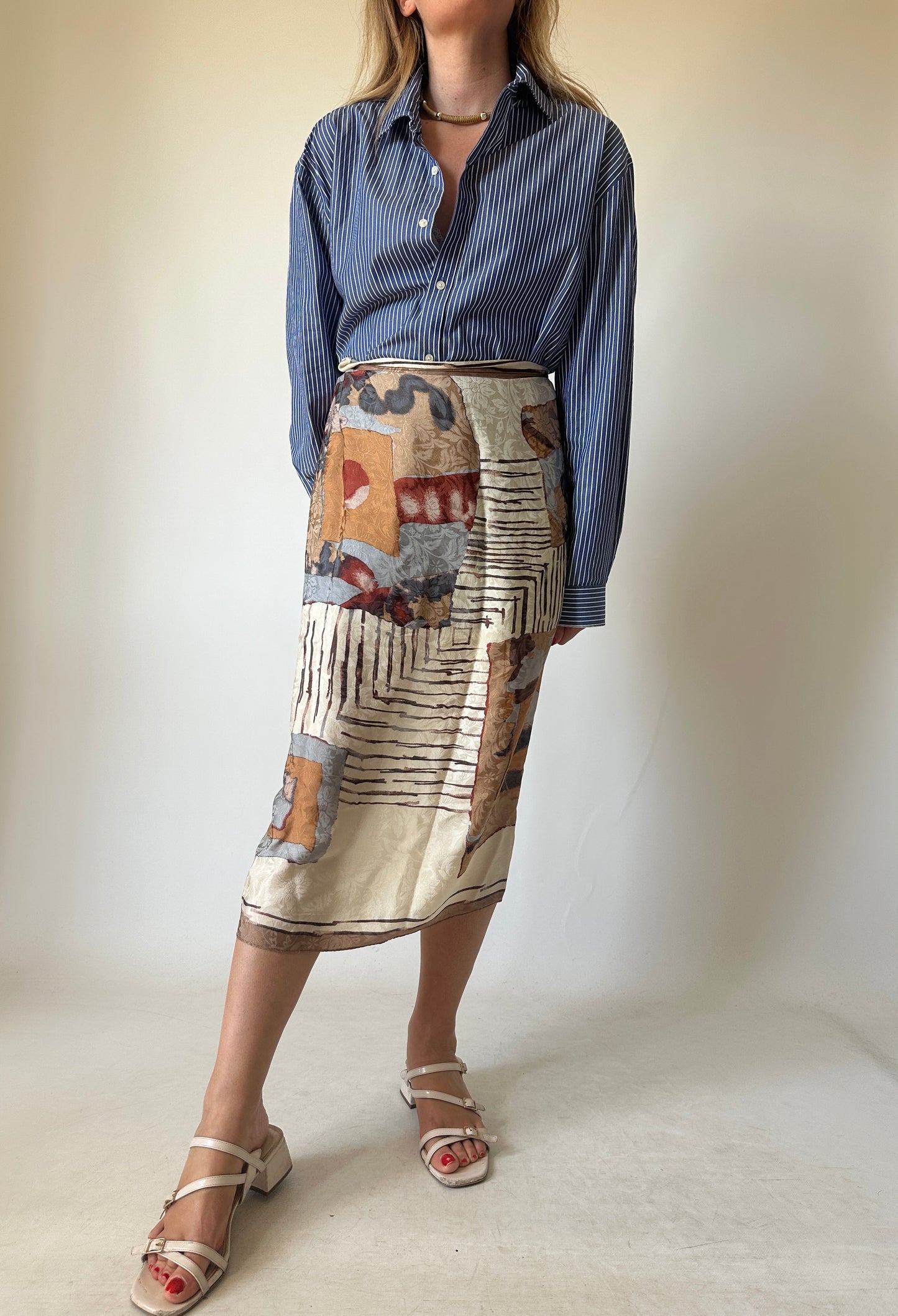 Maxi foulard in pura seta