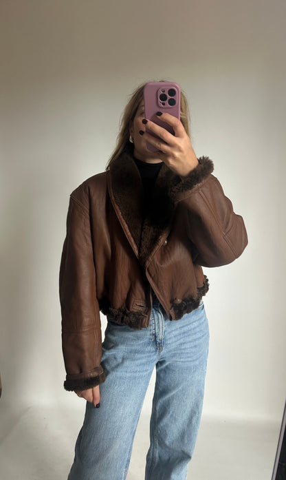 Chocolate petite Shearling