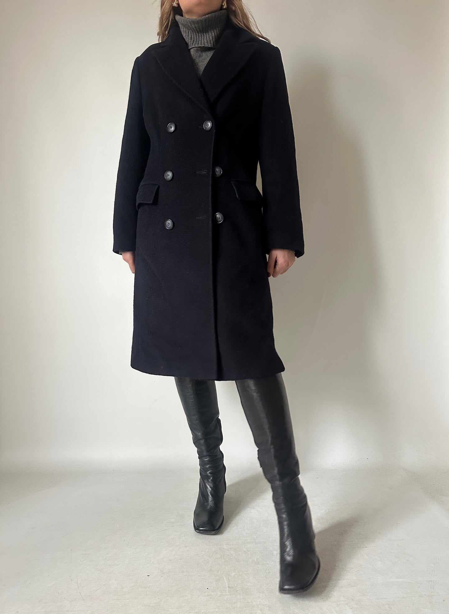 Perfect double-breast petite coat