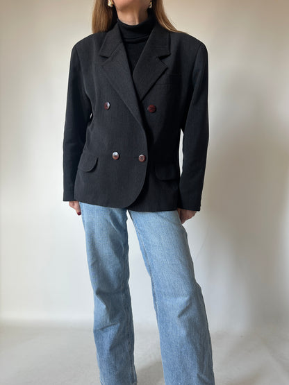 Made in Italy oversize wool blazer