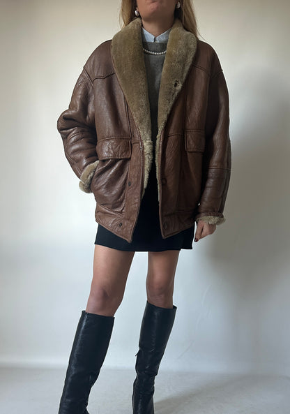 Brown perfect Shearling