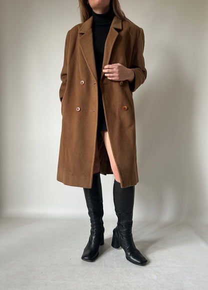 PIACENZA pure wool camel coat