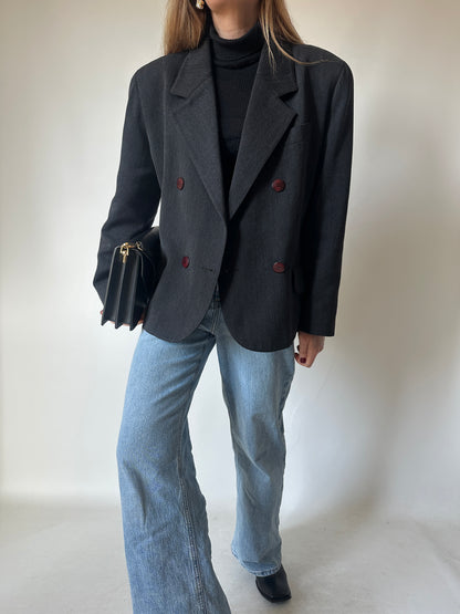 Made in Italy oversize wool blazer