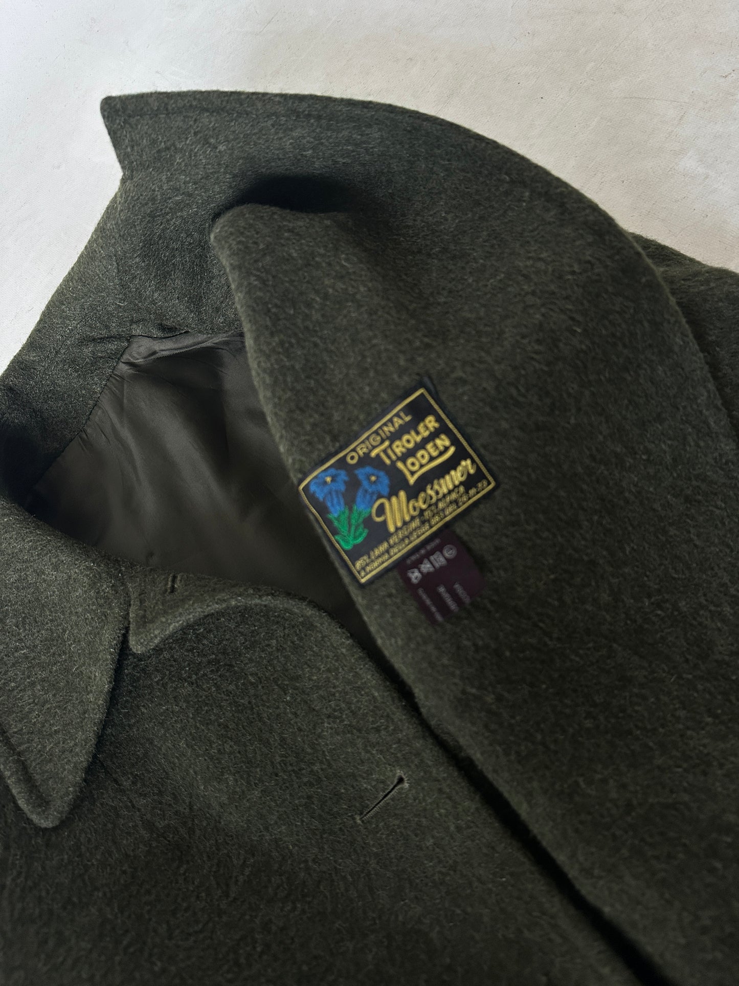 Wool and alpaca petite Loden