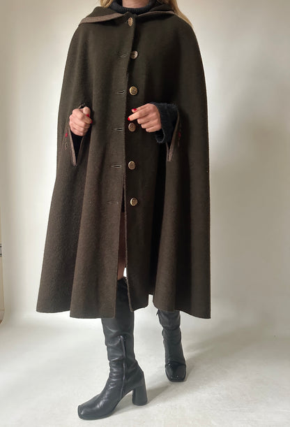 Original Loden poncho