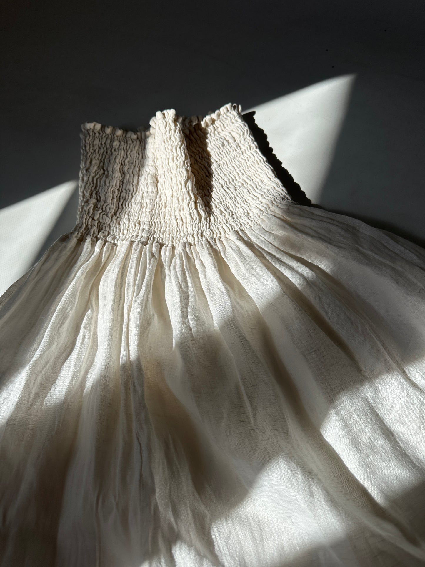 Long 100% linen dress