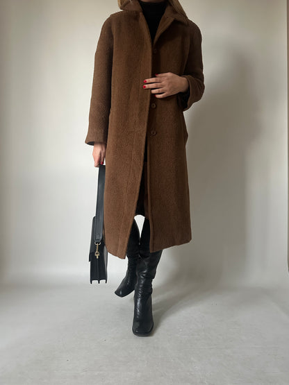 Piacenza 100% alpaca chocolate coat