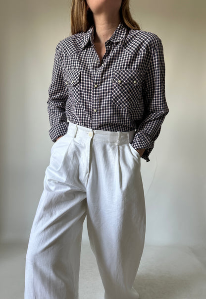 LEVI'S vichy cotton shirt