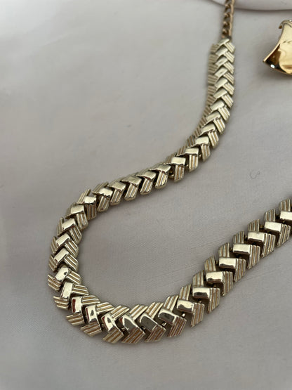 Collana goldtone firmata Coro