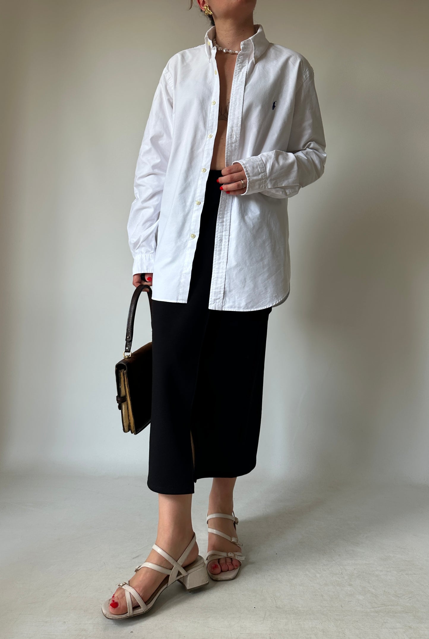 RALPH LAUREN essential white shirt