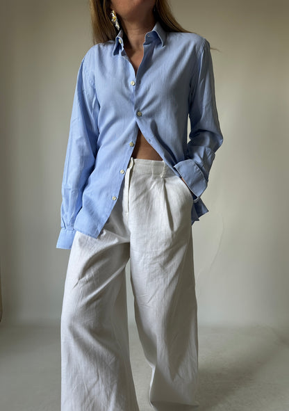 CALVIN KLEIN minimal blue shirt