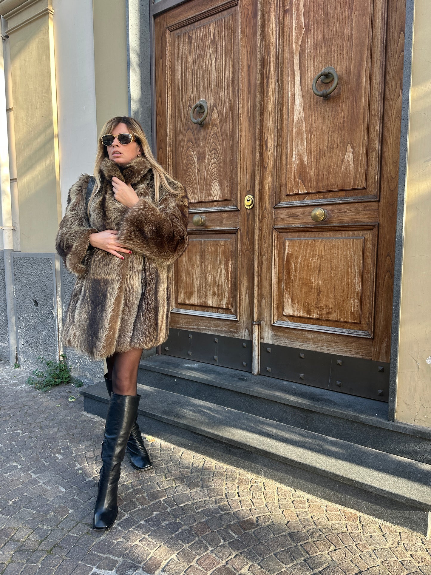 Beautiful real fox fur