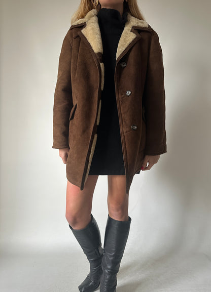 Chocolate petite sheepskin