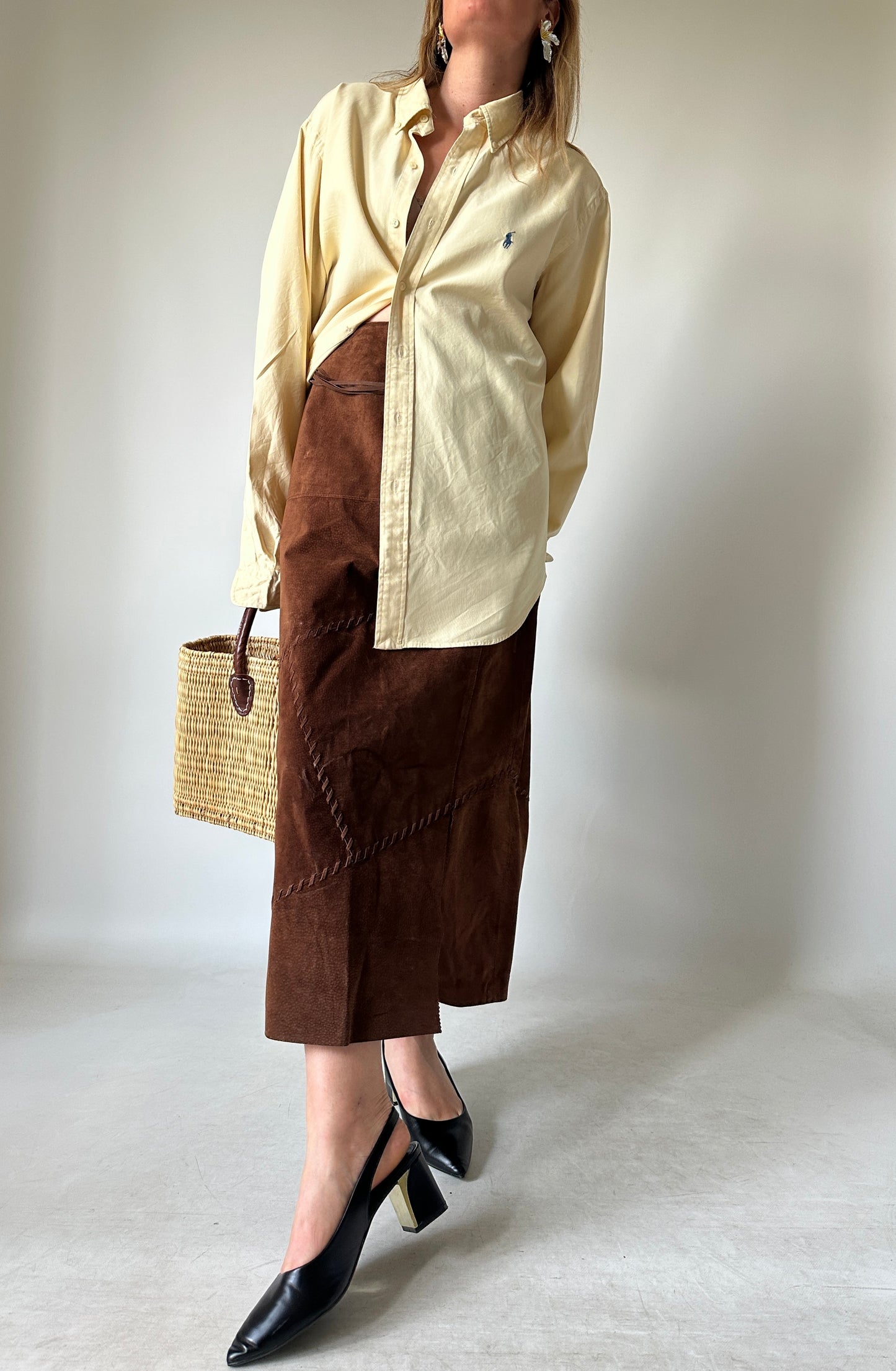 RALPH LAUREN butter yellow shirt - nuova con etichetta