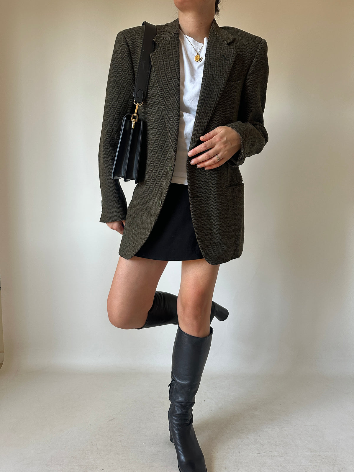 Verdone herringbone blazer